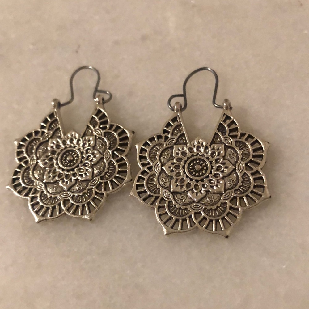 Lotus earrings